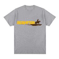 Red Dead Redemption 2 Tshirt Cotton High Quality Fashion Print Fashion Teeshirt Short Sleeve Casual Unisex Camisetas Tees Tops M