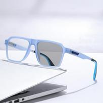 Mens Photochromic Myopia Glasses Anti Blue Light Color Changing Unisex Eyewear High Quality Classic Fashionable 0