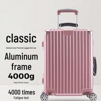 NetEase Yanxuan Little King Kong PC Aluminum Frame Carry-on Luggage rožinio aukso spalvos