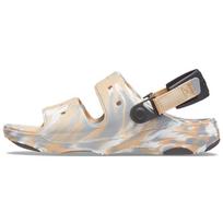 Crocs Classic Clog Beach Sandals Unisex Brown Blue 207888-2ZM 34-35