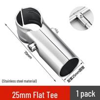 25 Snap-On Stainless Steel Pipe Connectors for Greenhouse Clamps