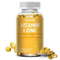 Vitaminas C 1000 mg Cinkas 20 mg Maisto papildas 120 kapsulių buteliuke 120 Capsules