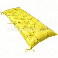 XiYin Lauko rotango sodo kėdės pagalvėlė - Vandeniui atspari tatamio sofos sėdynė kiemui Flannel: 100x50cm geltona