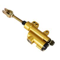 Motorcycle Dirt Pit Quad Bike Sportbike ATV Rear Foot Brake Master Cylinder Pump juoda