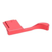 Thumb Up Grip Fit for Fujifilm X100VI X100V X100F Camera Metal Hot Shoe Hand Rest Grip Red raudona