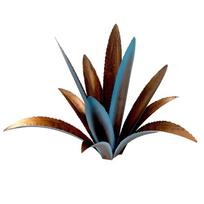 Metal Agave Outdoor Decoration Art Piece for Gardens and Patios Easy Installation with Low Maintenance Required