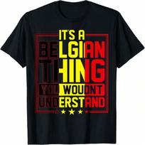 Tai Belgijos dalykas, kurio nesuprastumėte Futbolininko marškinėliai S įvairiaspalvis