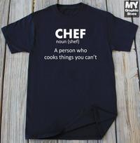 Chef T Shirt Funny S For Grandma Cooking Lover Grandpa Dad Christmas Definition S įvairiaspalvis