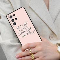 Act Like a Lady Lift Like a Boss Cell Phone Case for Samsung Galaxy S26 Ultra S25 S24 S23 S22 S21 S20 Note10 Cover Galaxy S20 5G