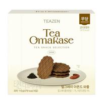 Teazen Earl Grey Almond Waffle Sugar Free Crispy Tea Snack 110g/3bag Tea Snack 110g/3bag
