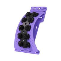 Back Stretcher with Massage Nodes Lower Back Support Board 4-Level Adjustable Spine Alignment Stretcher for Neck Back Pain Relief Lumbar Traction