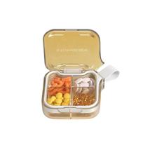 4/7 Grids Portable Pill Box Food-Grade Damp-Proof Sealed Pill Dispenser Clear Cover Large Capacity Mini Vitamin Container