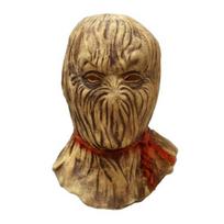Scarecrow Halloween Latex Masque Adult Full Head Horror Masque Scary Cosplay Costume for Halloween Party Masquerade geltona