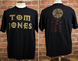 Vintage 1994 Tom Jones UK Tour Black Concert T Shirt XL