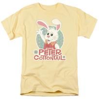 Here Comes Peter Cottontail Peter Wave T Shirt Mens Licensed Movie Tee Banana XXL
