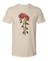 Cottage Cult Clothing Tee T Shirt 100% Cotton Victorian Goth Witch Pink Poppy S