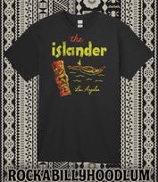 Retro Tiki Tee T Shirt Rum Mug Restaurant Bar The Islander Los Angeles CA L