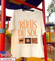 Rufus Du Sol Pasaulinis Turas 2026 Natūralūs Marškinėliai Unisex Gerbėjų Dovana S-5XL XXL
