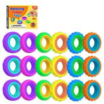 Silicone Sensory Rotating Ring Fidget Toy, Anti-Anxiety Stress Relief Ring for ADHD 1PCS