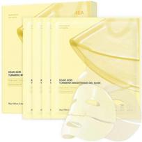Kojic Acid Turmeric Mask4EA | Non-Sticky Sheet for Enlarged Pores with Niacinamide, Tranexamic Acid, Non-Irritating, Hydrating, Hyperpigmentation, Kor