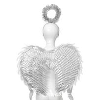 New Hot Selling Angel Wings Hairband Halloween Carnival Festival Party Stage Costume Magical Essential wing55x45cm sidabras