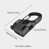 Tent Rope Tensioner Aluminum Alloy Rustproof Strong Load-bearing Lightweight Portable Tent Cord Adjuster Tent Accessories' juoda