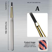 Nail Art Painting Brush Acrylic Lines Pen Stripes Grid Flower Butterfly Drawing Watercolor Brushes UV Gel DIY Design Manicure'