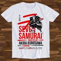 Seven Samurai Akira Kurosawa Japanese Movie Fun Gift Men's T-shirt Men's and Women's Casual T-shirt S