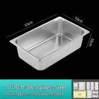 Thickened 304 Stainless Steel GN 1/1 Food Pan