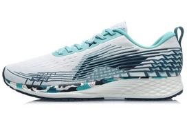 Li Ning Red Hare 4 V2 Abrasion Resistant Breathable Low top Running Shoes Men's White Blue ARMQ009-7 39