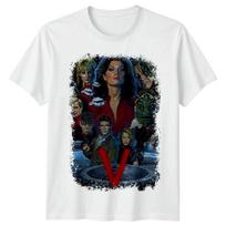 V (1984) Movie Poster Inspired Unisex T-Shirt Retro 80s Tee Graphic Tee L