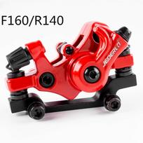Dviračio diskinių stabdžių rinkinys Stabdžių sistema F160/R140 ARBA R160/F180 aliuminio lydinys Red
