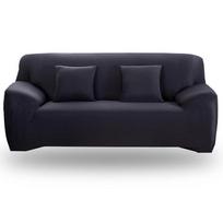 Strech sofos užvalkalas fotelio sėdynės užvalkalas / 2 / 3 / 4 vietų plaunamas sofos užvalkalas universalioms sofoms Baldų apsauga vaikams 1-Seat 90-140cm juoda