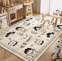 Animacinis vaikiškas kilimas Studijų žaislas Skaitymo zona Ropojimo kilimėlis Miegamojo žaidimų Neslystantis kristalinis aksomas Didelio dydžio kilimas 1200MMx1600MM