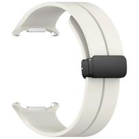 Magnetinė apyrankė Samsung Galaxy Watch 7 Ultra 47mm be tarpų Silikoninė apyrankė Galaxy Watch 7Ultra 47 laikrodžio apyrankė Correas Galaxy Ultra 47mm smėlis