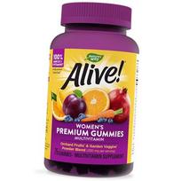 Chewable Multivitamin for Women, Alive! Women's Gummy Vitamins, Nature's Way 75 tabs (36344074) 75tab