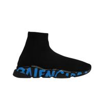 Balenciaga Speed Trainer Juodas Mėlynas Grafiti Padukas EU 42