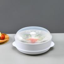 Microwave Oven Steamer for Dumplings and Baozi – Multi-Layer Plastic with Lid