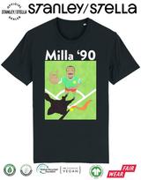 Roger MILLA 90 Vyriški futbolo marškinėliai Įvartis Jig Italija 90 Kamerūno Ikona Pasaulio taurė XL
