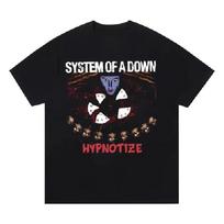 2025 System of A Down Band T-shirt Cotton Soft Summer Tee Shirt Tee Women Fashion Tshirt Male Rock Music Streetwear Tees Tops1 S juoda