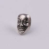 Retro V For Vendetta Anonymous Mask Earings for Men Women Silver Color Punk Gothic Zinc Alloy Earings  Unisex Accessories