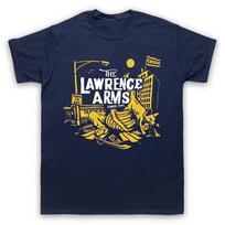 NAUJAS The Lawrence Arms Grupės Marškinėliai Trumpomis Rankovėmis Tamsiai Mėlyni Unisex Visų Dydžių OM207 Unisex Marškinėliai L gray