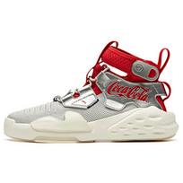Coca Cola x Anta Cushioning Slip Resistant High top Sports Casual Shoes White Gray Red 11948099S-2 39