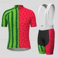 2026 Mėlyni Dviračių Džersio Rinkinys Arbūzas Vasaros Trumpomis Rankovėmis Kvėpuojantis MTB Dviratininko Drabužiai Maillot Ropa Ciclismo Vienodas Kostiumas S