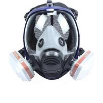 Full Face Respirator Mask With 2 Filters + 8 Cottons – Anti-Fog For Painting, Welding, Dust Protection – Complete Safety Kit