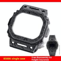 For CASIO DW5600 GMWB5000 G5600E Titanium GWM5610 Stainless Steel Watch Case 5610 5600 5000 Metal Bezel Strap Mod Kit With Tools For 5600