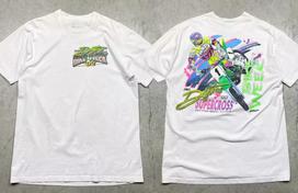 Vintažiniai marškinėliai 1992 m. Daytona Supercross T-shirt su Mike Larocco M gray