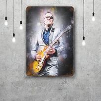 Joe Bonamassa Dekoras Vintažiniai Metaliniai Ženklai Skardinės Ženklai Kapitonų Plakatas Dekoras Barui Pub'ui Klubui Vyriškam Kambarėliui Sienų Dekoras 20x30cm（7.8x11.8inch） gray
