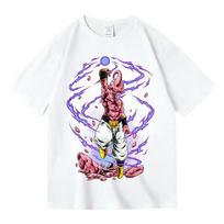 Kid Buu Dragon Ball TShirt Majin Buu Energy Blast Graphic Tee Premium Cotton Crew Neck Anime Fan Apparel Fashion Casual Tops S