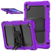 Kickstand Rugged Case for Lenovo Tab 10.1  2025 K10C TB311XU TB311FU Heavy Duty Cover 3-Layers Protection Shockproof PC-Silicone Tab10.1 2025 TB311XU violetinė